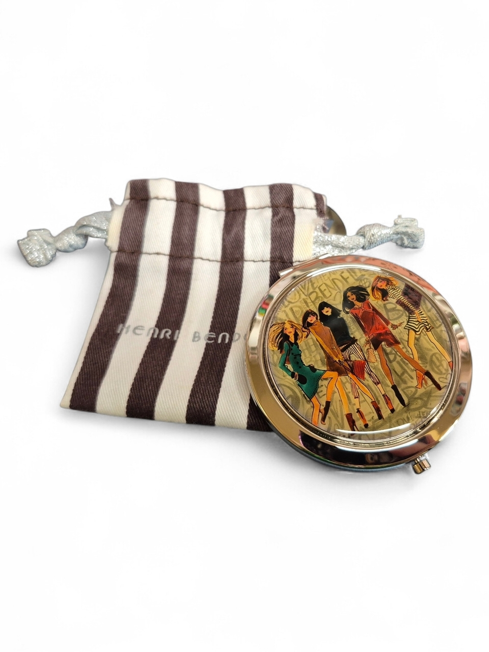 Henri Bendel Izak bendelgirls Compac Mirror - Picture 2 of 8